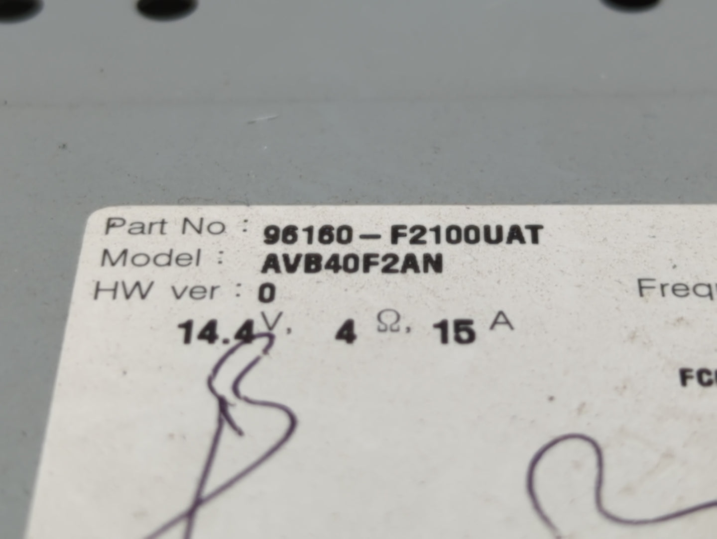 2017-2018 Hyundai Elantra Am Fm Cd Player Radio Receiver - Oemusedautoparts1.com