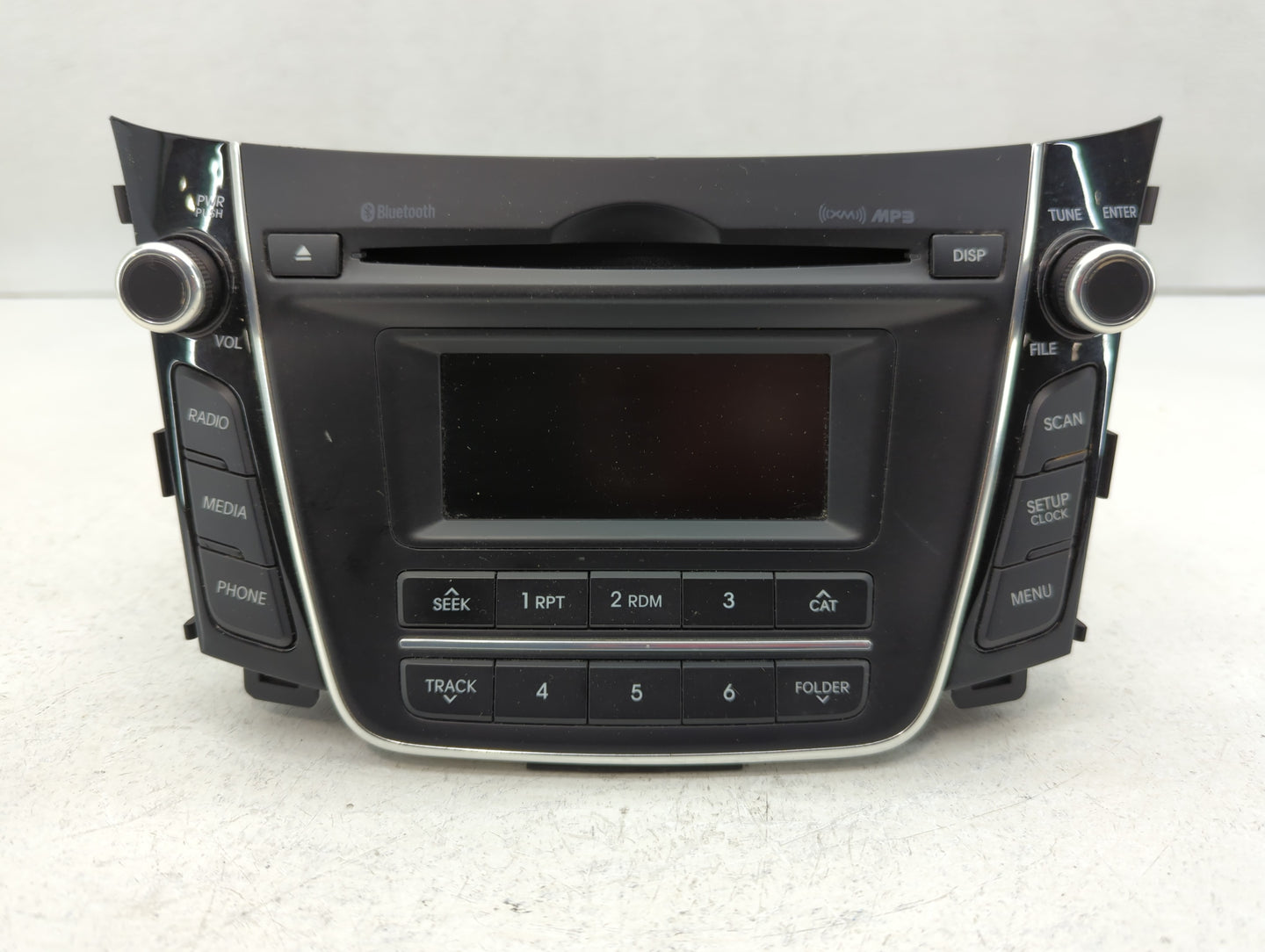 2016-2017 Hyundai Elantra Radio AM FM Cd Player Receiver Replacement P/N:96170-A5260GU Fits Fits 2016 2017 OEM Used Auto Par