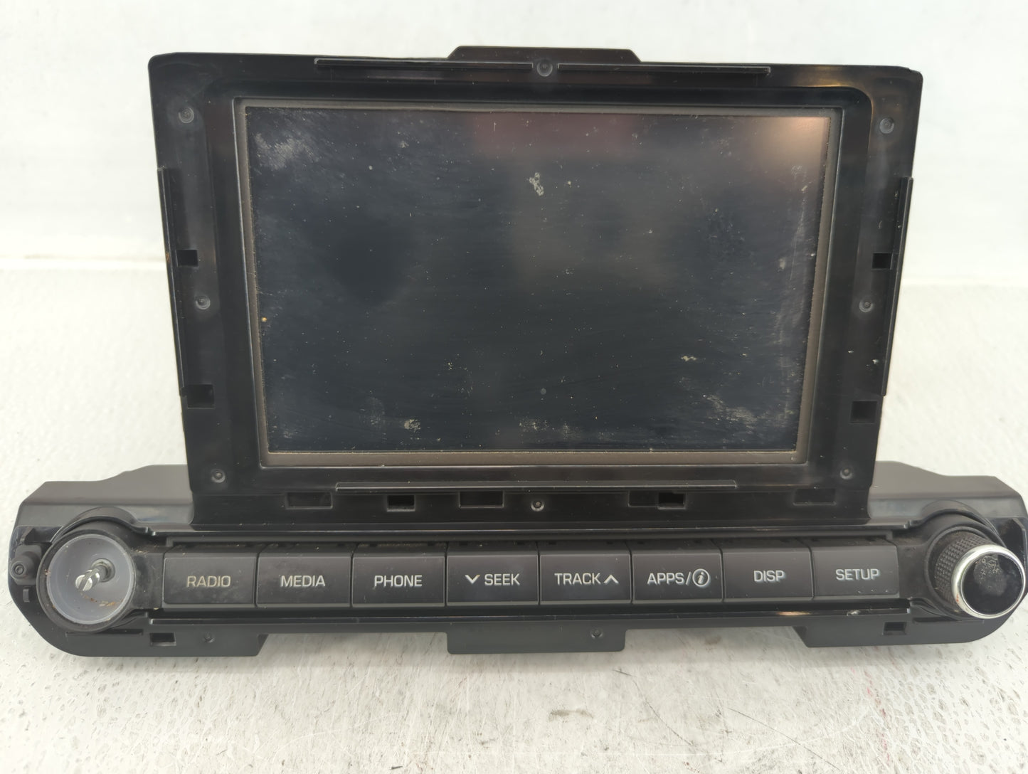 2017-2018 Hyundai Elantra Radio AM FM Cd Player Receiver Replacement P/N:96160-F2100UAT Fits Fits 2017 2018 OEM Used Auto Pa