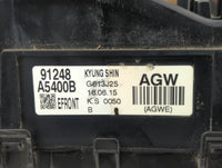 2016-2017 Hyundai Elantra Fusebox Fuse Box Panel Relay Module P/N:91248 A5400B Fits Fits 2016 2017 OEM Used Auto Parts - Oem