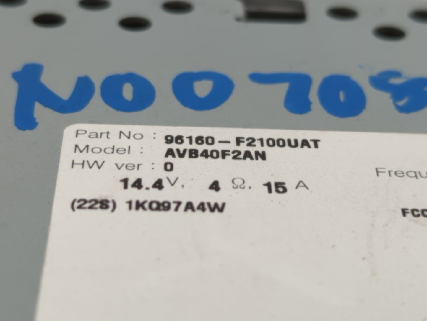 2017-2018 Hyundai Elantra Am Fm Cd Player Radio Receiver - Oemusedautoparts1.com
