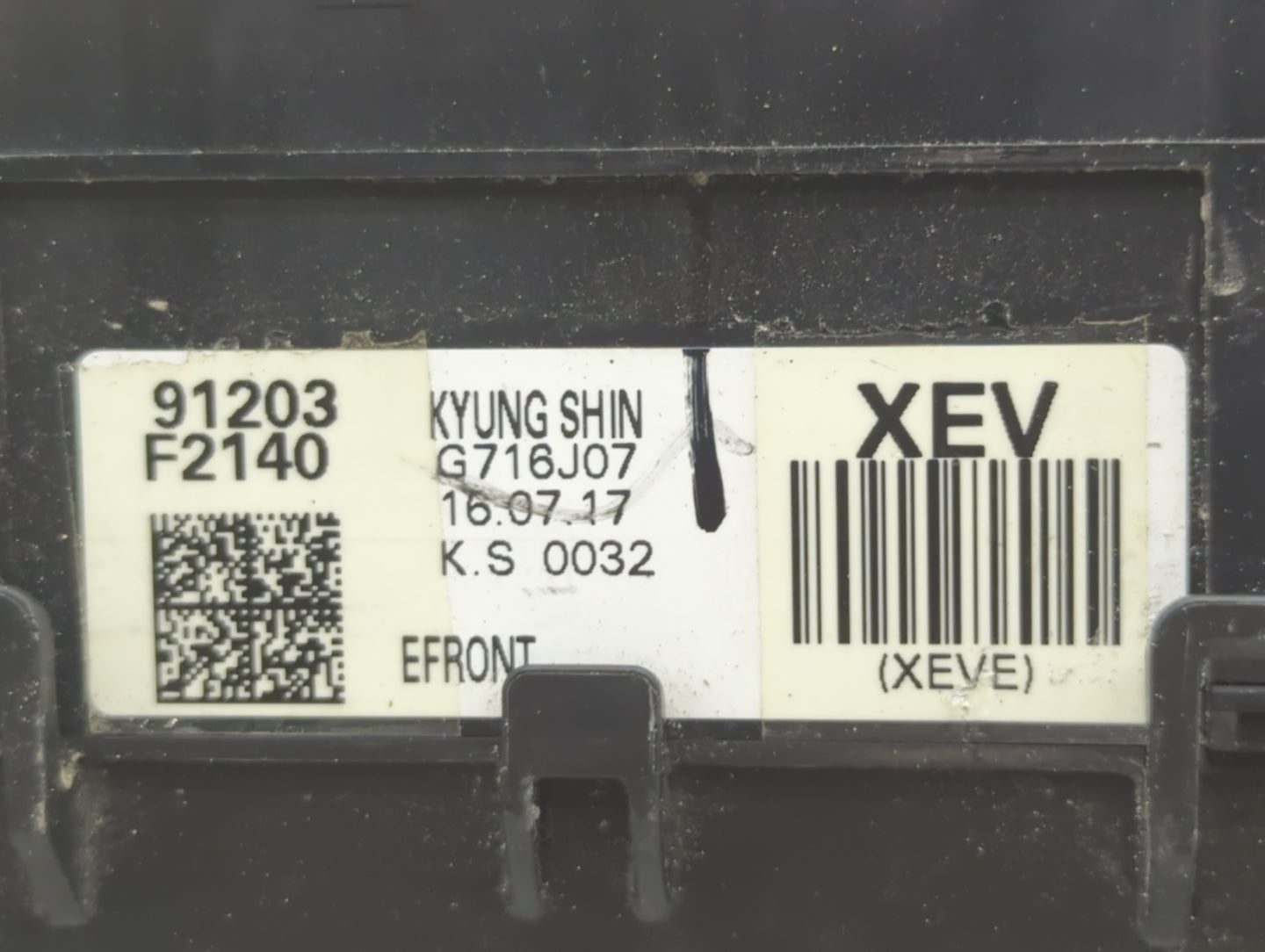 2017 Hyundai Elantra Fusebox Fuse Box Panel Relay Module P/N:91203 F2140 Fits OEM Used Auto Parts - Oemusedautoparts1.com