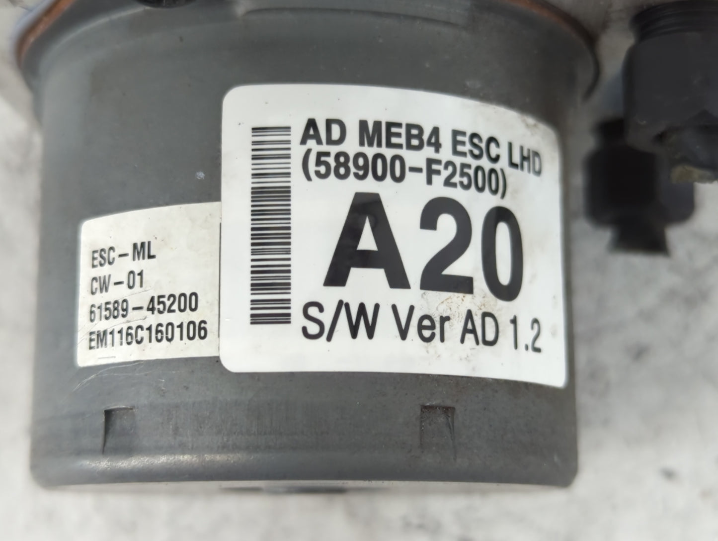 2017-2019 Hyundai Elantra ABS Pump Control Module Replacement P/N:58900-F2500 Fits Fits 2017 2018 2019 OEM Used Auto Parts -