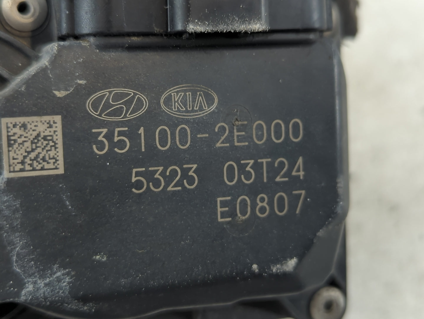 2011-2020 Hyundai Elantra Throttle Body P/N:5323 03T24 35100-2E000 Fits OEM Used Auto Parts - Oemusedautoparts1.com