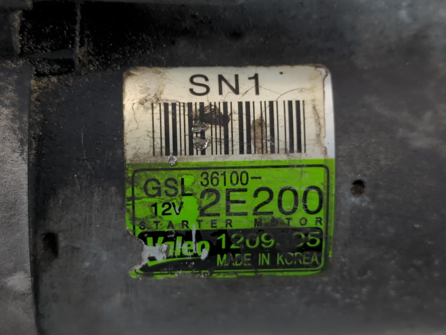2014-2020 Hyundai Elantra Car Starter Motor Solenoid OEM P/N:36100-2E200 Fits Fits 2014 2015 2016 2017 2018 2019 2020 OEM Us