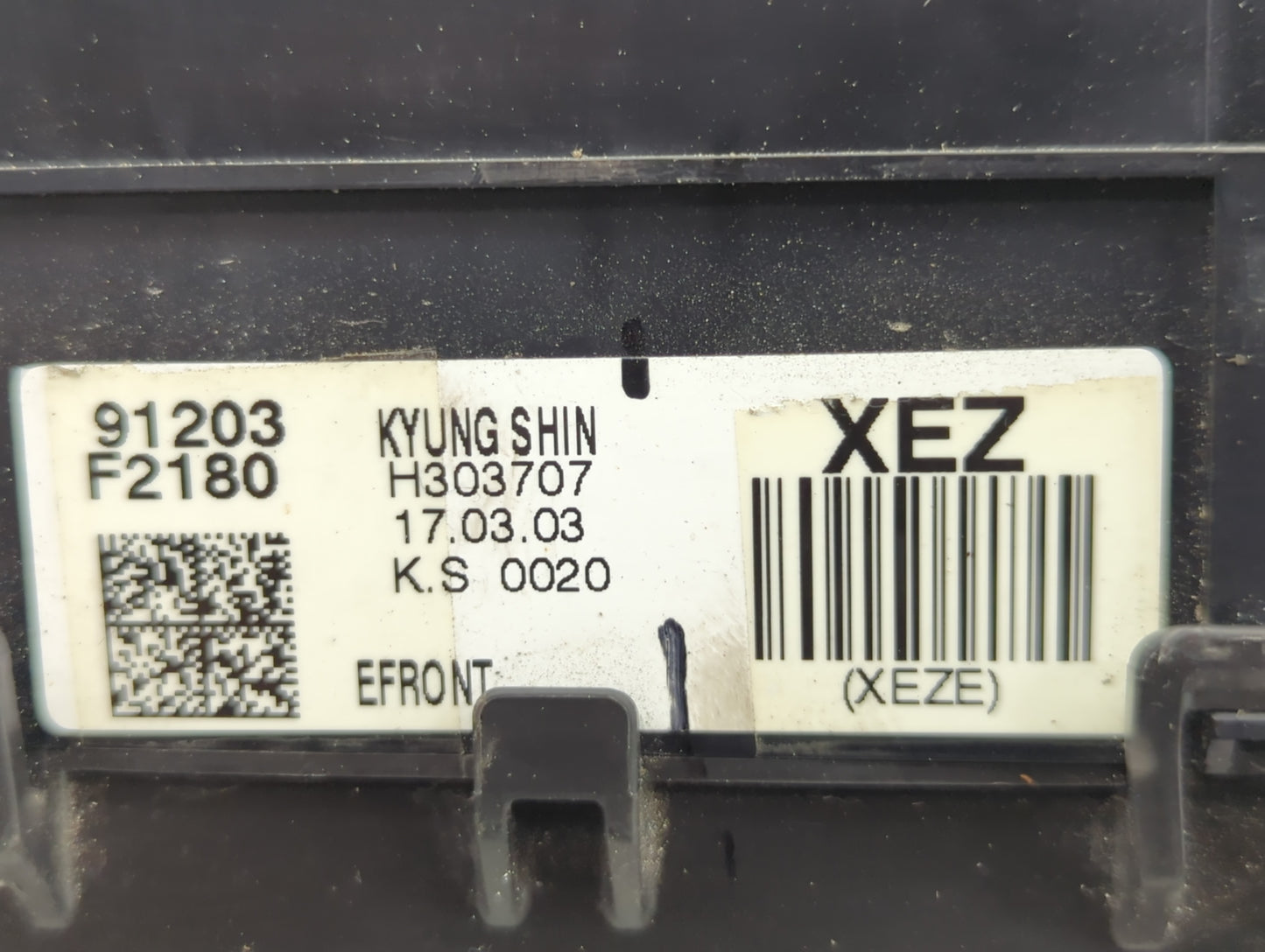 2017 Hyundai Elantra Fusebox Fuse Box Panel Relay Module P/N:91203 F2140 Fits OEM Used Auto Parts - Oemusedautoparts1.com
