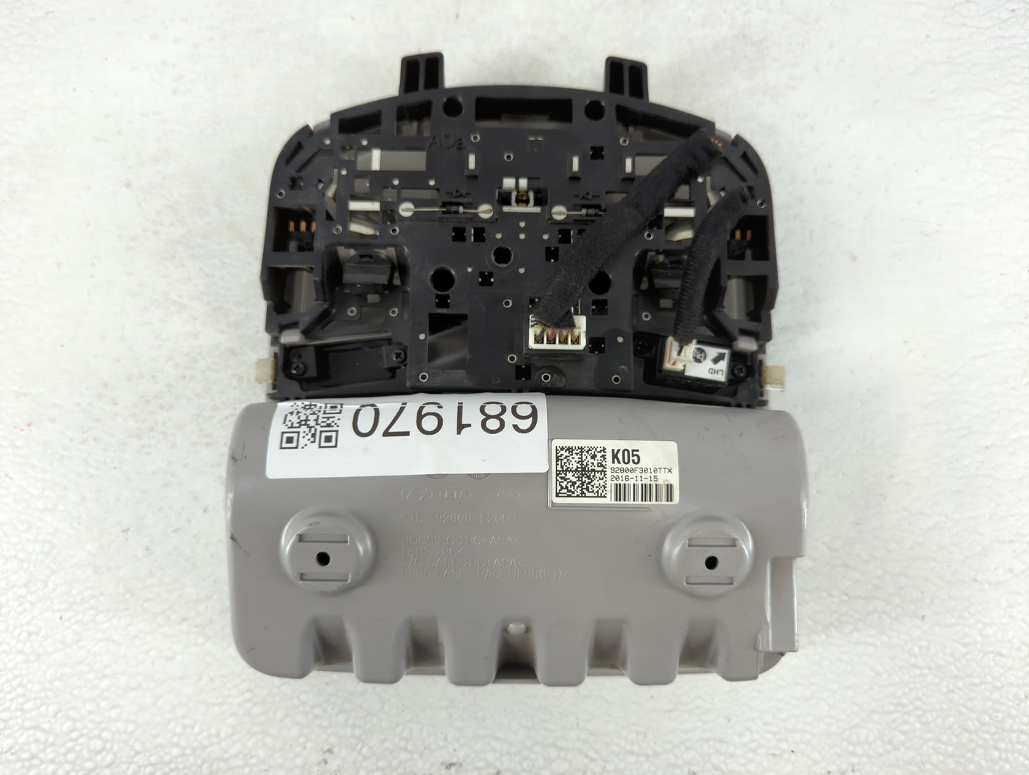2017 Hyundai Elantra Overhead Roof Console - Oemusedautoparts1.com