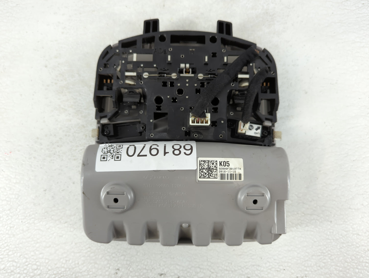 2017 Hyundai Elantra Overhead Roof Console - Oemusedautoparts1.com