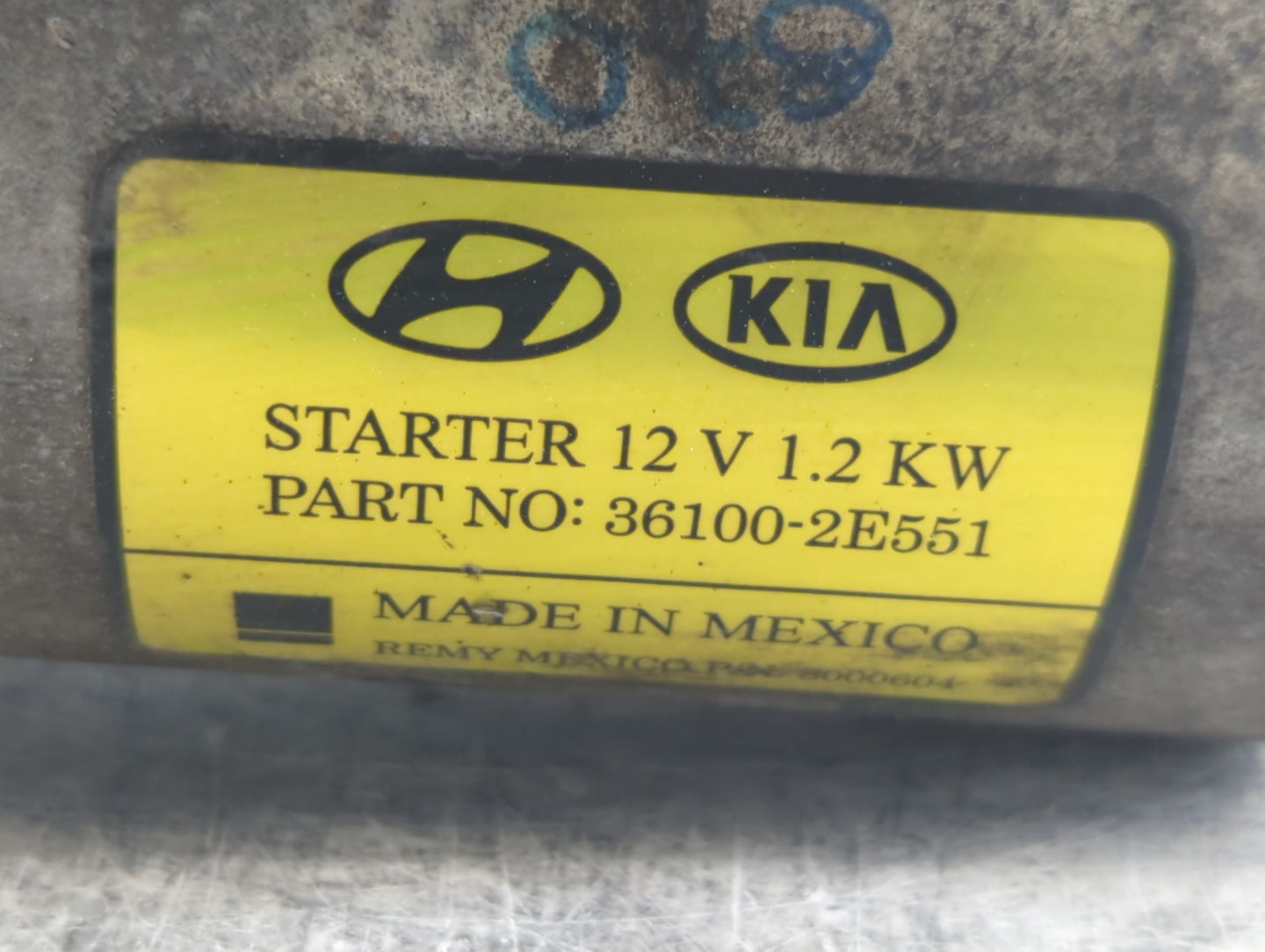 2014-2020 Hyundai Elantra Car Starter Motor Solenoid OEM P/N:36100-2E551 Fits Fits 2014 2015 2016 2017 2018 2019 2020 OEM Us