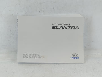2017 Hyundai Elantra Owners Manual Book Guide P/N:HF30-EU64D OEM Used Auto Parts - Oemusedautoparts1.com