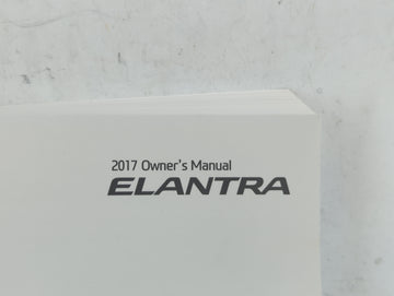 2017 Hyundai Elantra Owners Manual Book Guide P/N:HF30-EU64D OEM Used Auto Parts