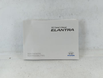 2017 Hyundai Elantra Owners Manual Book Guide P/N:HF30-EU6NK OEM Used Auto Parts - Oemusedautoparts1.com