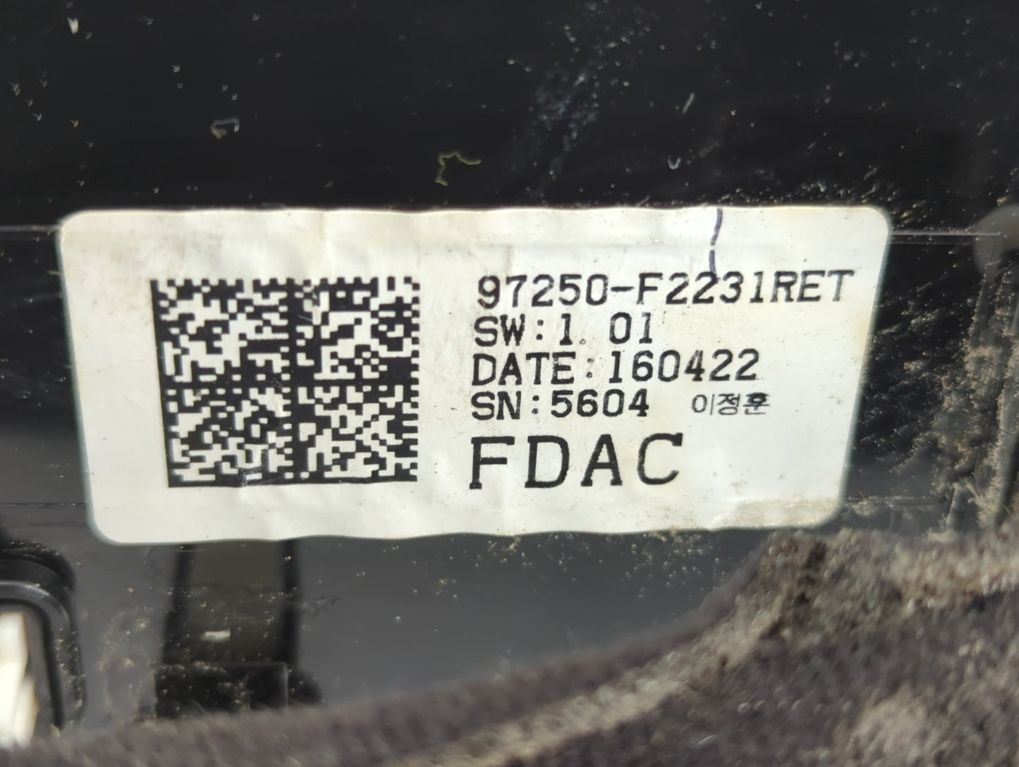 2017-2018 Hyundai Elantra Climate Control Module Temperature AC/Heater Replacement P/N:97250-F2230RET Fits Fits 2017 2018 OE