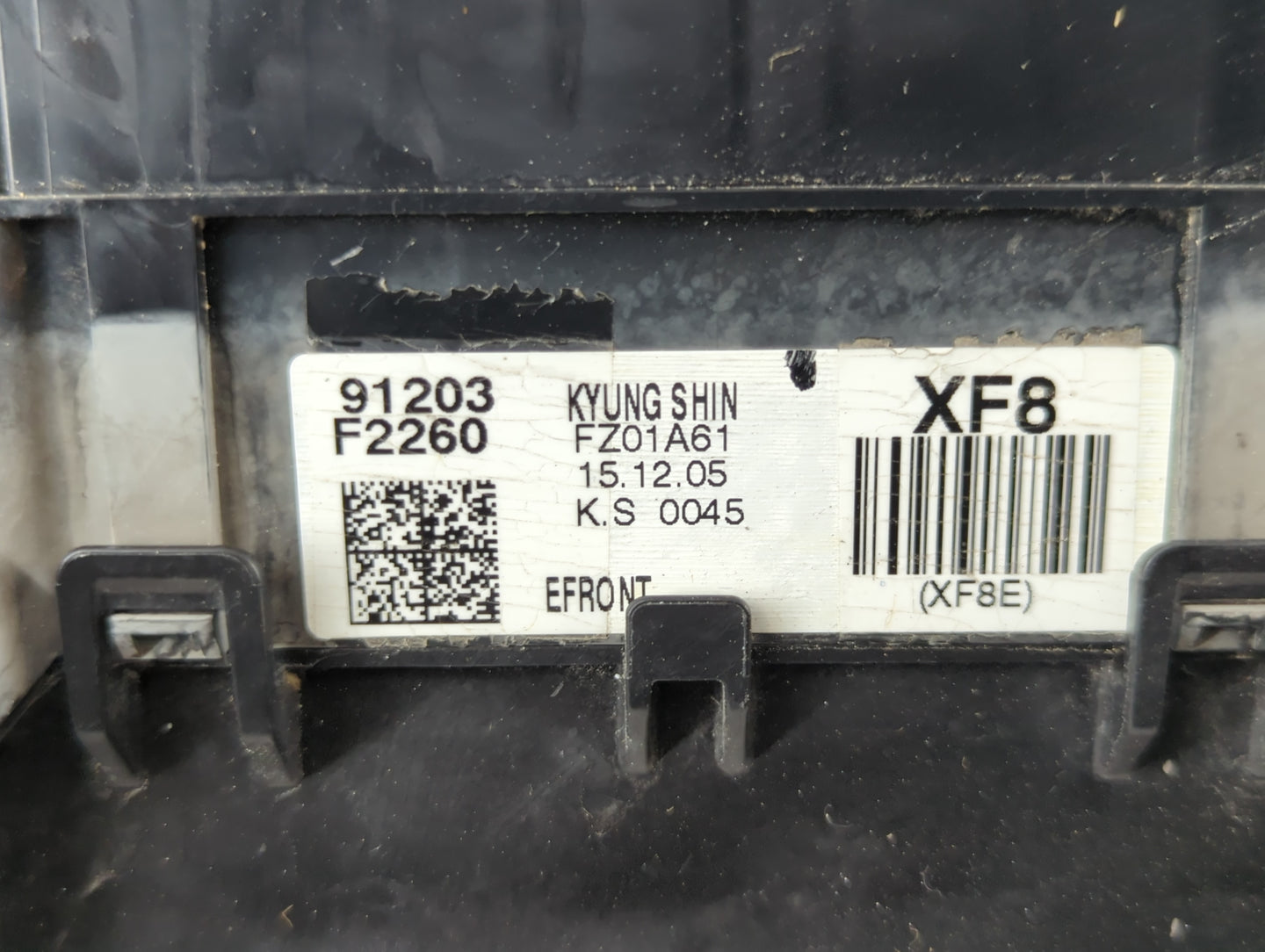 2017 Hyundai Elantra Fusebox Fuse Box Panel Relay Module P/N:91203 F2260 Fits OEM Used Auto Parts - Oemusedautoparts1.com