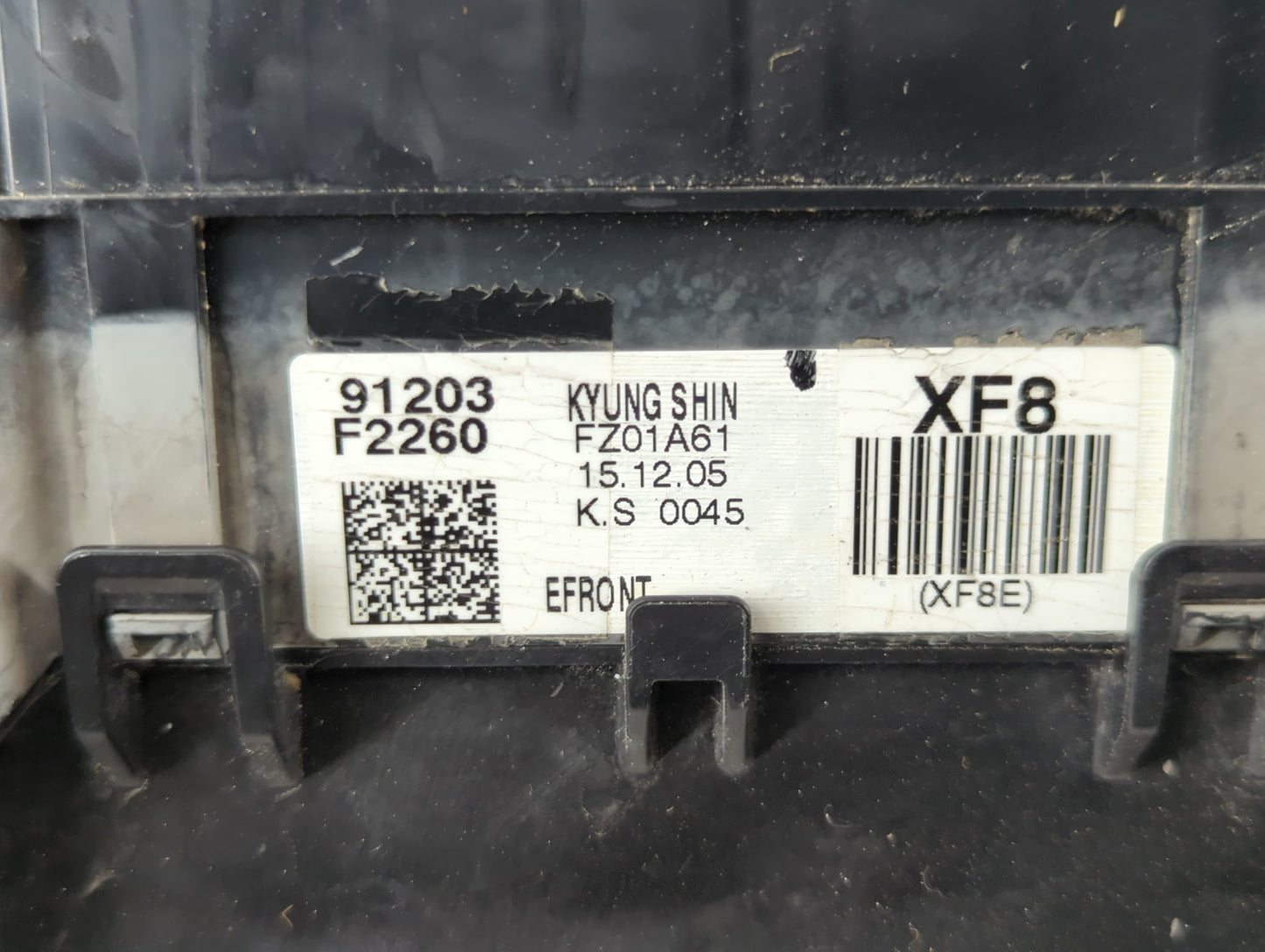2017 Hyundai Elantra Fusebox Fuse Box Panel Relay Module P/N:91203 F2260 Fits OEM Used Auto Parts - Oemusedautoparts1.com