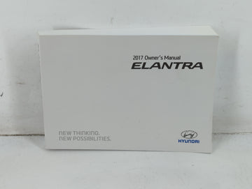 2017 Hyundai Elantra Owners Manual Book Guide P/N:HF30-EU63C OEM Used Auto Parts - Oemusedautoparts1.com