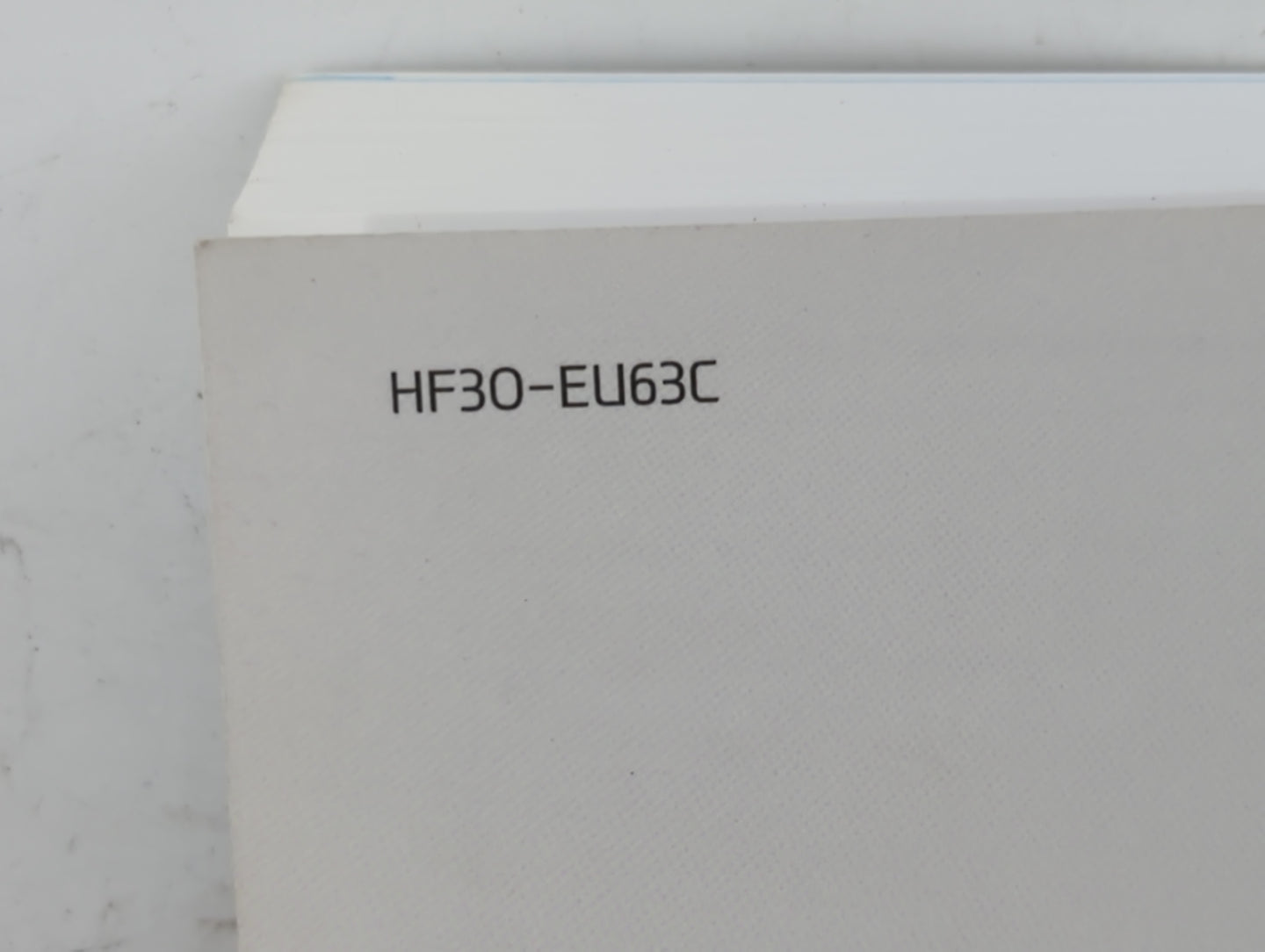 2017 Hyundai Elantra Owners Manual Book Guide P/N:HF30-EU63C OEM Used Auto Parts - Oemusedautoparts1.com