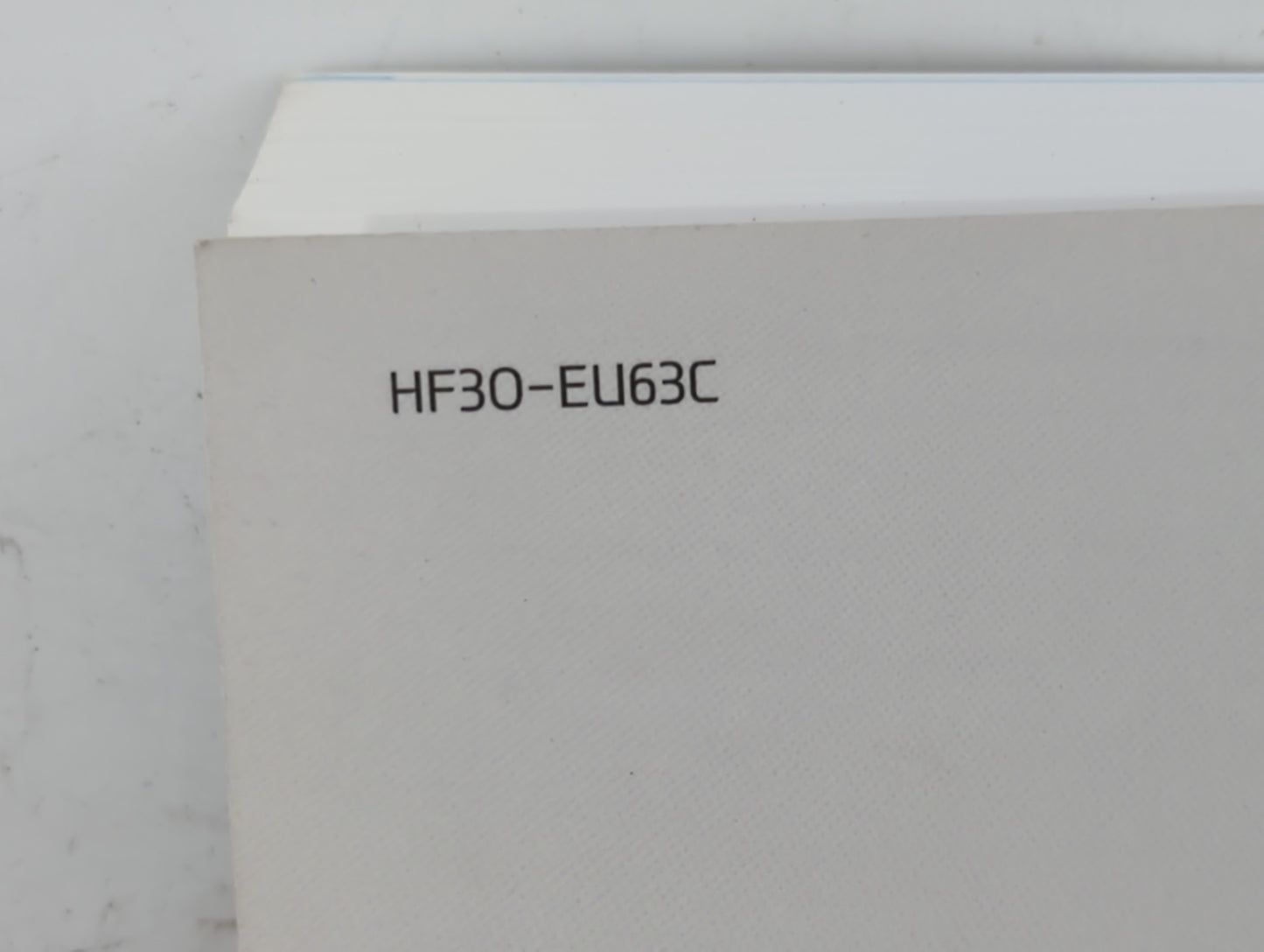 2017 Hyundai Elantra Owners Manual Book Guide P/N:HF30-EU63C OEM Used Auto Parts - Oemusedautoparts1.com