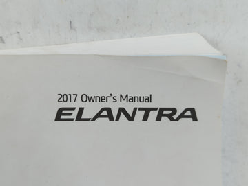 2017 Hyundai Elantra Owners Manual Book Guide P/N:HF30-EU63C OEM Used Auto Parts