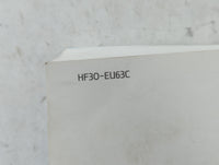 2017 Hyundai Elantra Owners Manual Book Guide P/N:HF30-EU63C OEM Used Auto Parts - Oemusedautoparts1.com