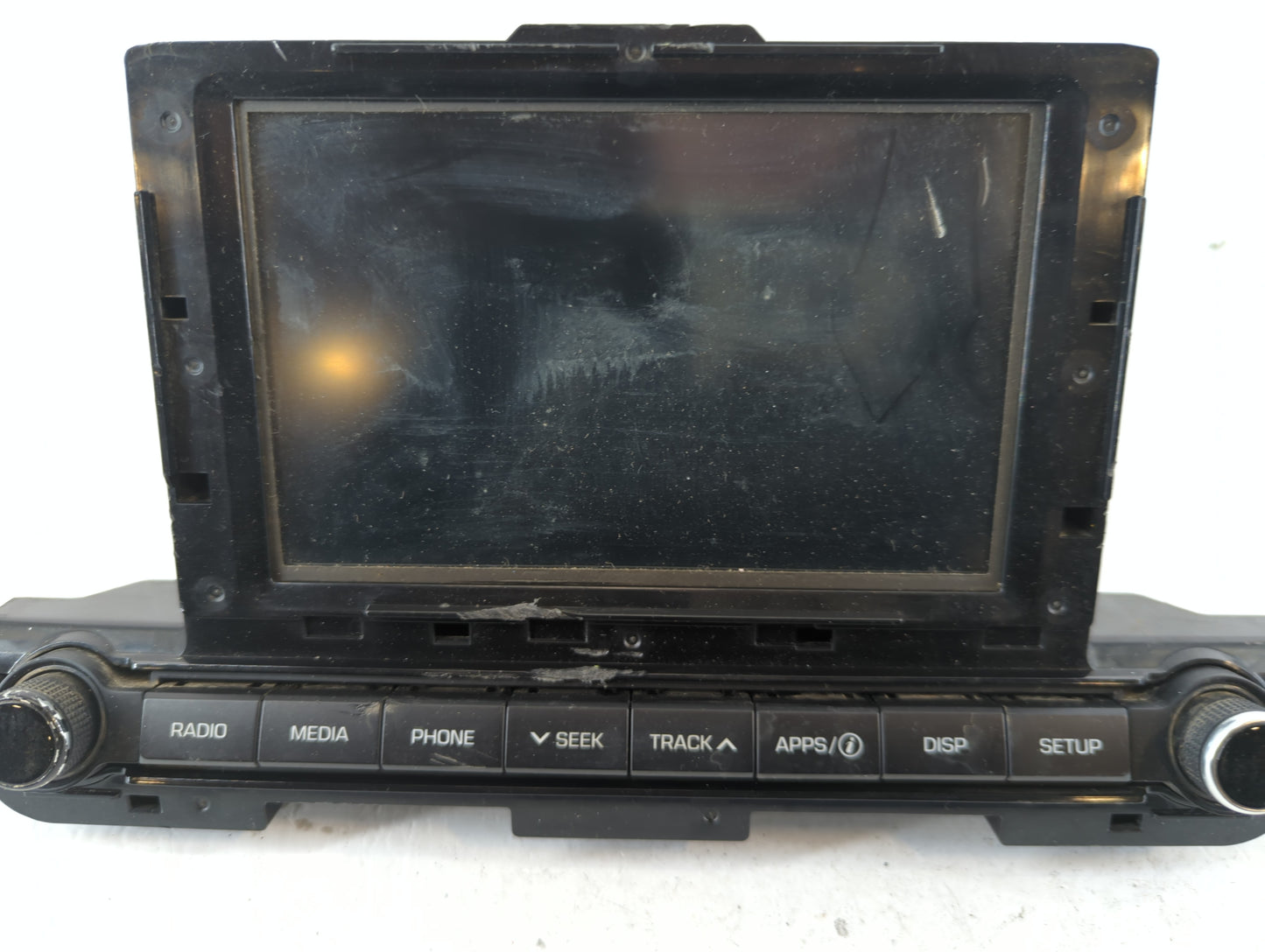 2017-2018 Hyundai Elantra Radio AM FM Cd Player Receiver Replacement P/N:96160-F2100UAT Fits Fits 2017 2018 OEM Used Auto Pa