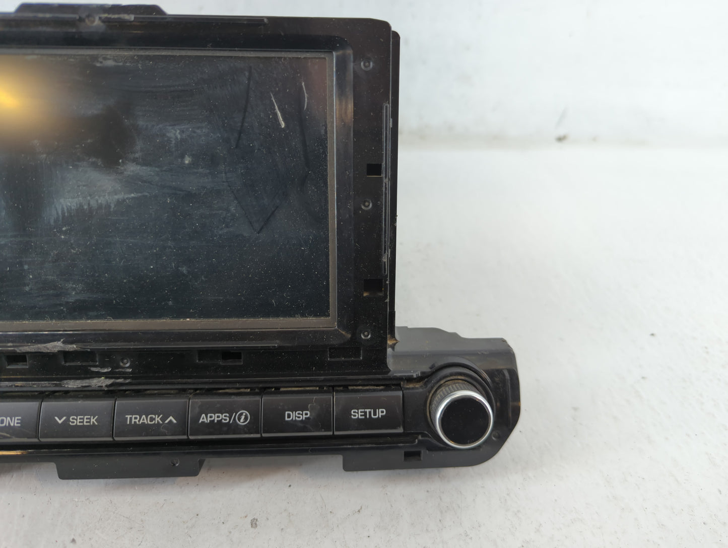 2017-2018 Hyundai Elantra Radio AM FM Cd Player Receiver Replacement P/N:96160-F2100UAT Fits Fits 2017 2018 OEM Used Auto Pa