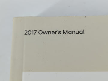 2017 Hyundai Elantra Owners Manual Book Guide P/N:HF2O-EU6DM OEM Used Auto Parts