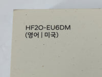 2017 Hyundai Elantra Owners Manual Book Guide P/N:HF2O-EU6DM OEM Used Auto Parts - Oemusedautoparts1.com