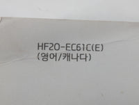 2017 Hyundai Elantra Owners Manual Book Guide P/N:HF20-EC61C OEM Used Auto Parts - Oemusedautoparts1.com