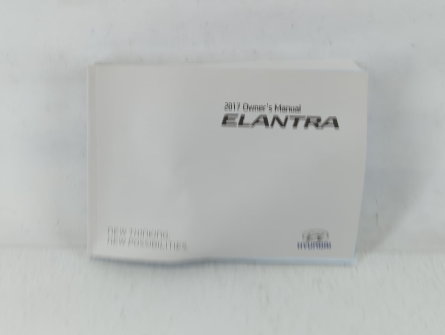 2017 Hyundai Elantra Owners Manual Book Guide P/N:HF30-EC61AE OEM Used Auto Parts - Oemusedautoparts1.com