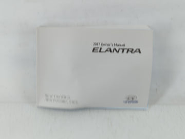 2017 Hyundai Elantra Owners Manual Book Guide P/N:HF30-EC61AE OEM Used Auto Parts - Oemusedautoparts1.com