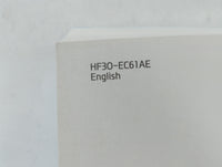 2017 Hyundai Elantra Owners Manual Book Guide P/N:HF30-EC61AE OEM Used Auto Parts - Oemusedautoparts1.com