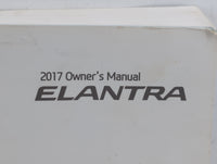 2017 Hyundai Elantra Owners Manual Book Guide P/N:HF20-EU63F OEM Used Auto Parts - Oemusedautoparts1.com