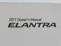 2017 Hyundai Elantra Owners Manual Book Guide P/N:HF30-EC63BE OEM Used Auto Parts - Oemusedautoparts1.com