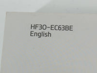 2017 Hyundai Elantra Owners Manual Book Guide P/N:HF30-EC63BE OEM Used Auto Parts - Oemusedautoparts1.com