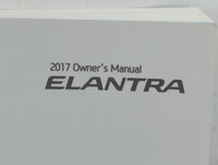 2017 Hyundai Elantra Owners Manual Book Guide P/N:HF20-EC62D OEM Used Auto Parts - Oemusedautoparts1.com