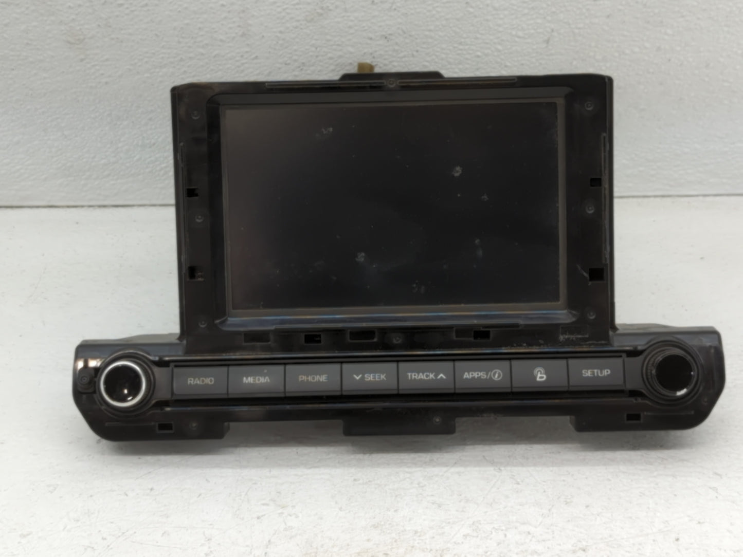 2017-2018 Hyundai Elantra Radio AM FM Cd Player Receiver Replacement P/N:96160-F2110UAT Fits Fits 2017 2018 OEM Used Auto Pa