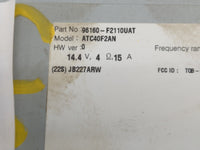 2017-2018 Hyundai Elantra Radio AM FM Cd Player Receiver Replacement P/N:96160-F2110UAT Fits Fits 2017 2018 OEM Used Auto Pa