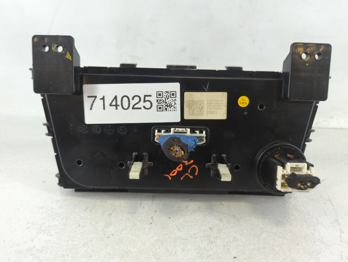2017-2018 Hyundai Elantra Climate Control Module Temperature AC/Heater Replacement P/N:97250 F20614X Fits Fits 2017 2018 OEM