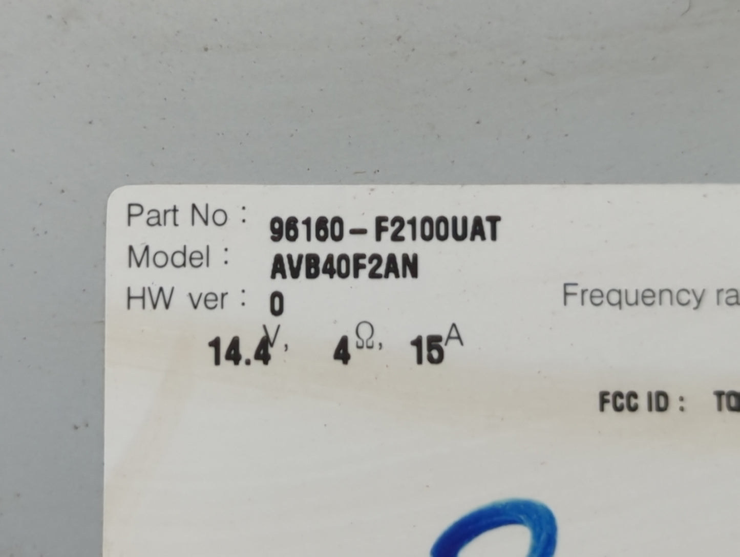 2017-2018 Hyundai Elantra Am Fm Cd Player Radio Receiver - Oemusedautoparts1.com