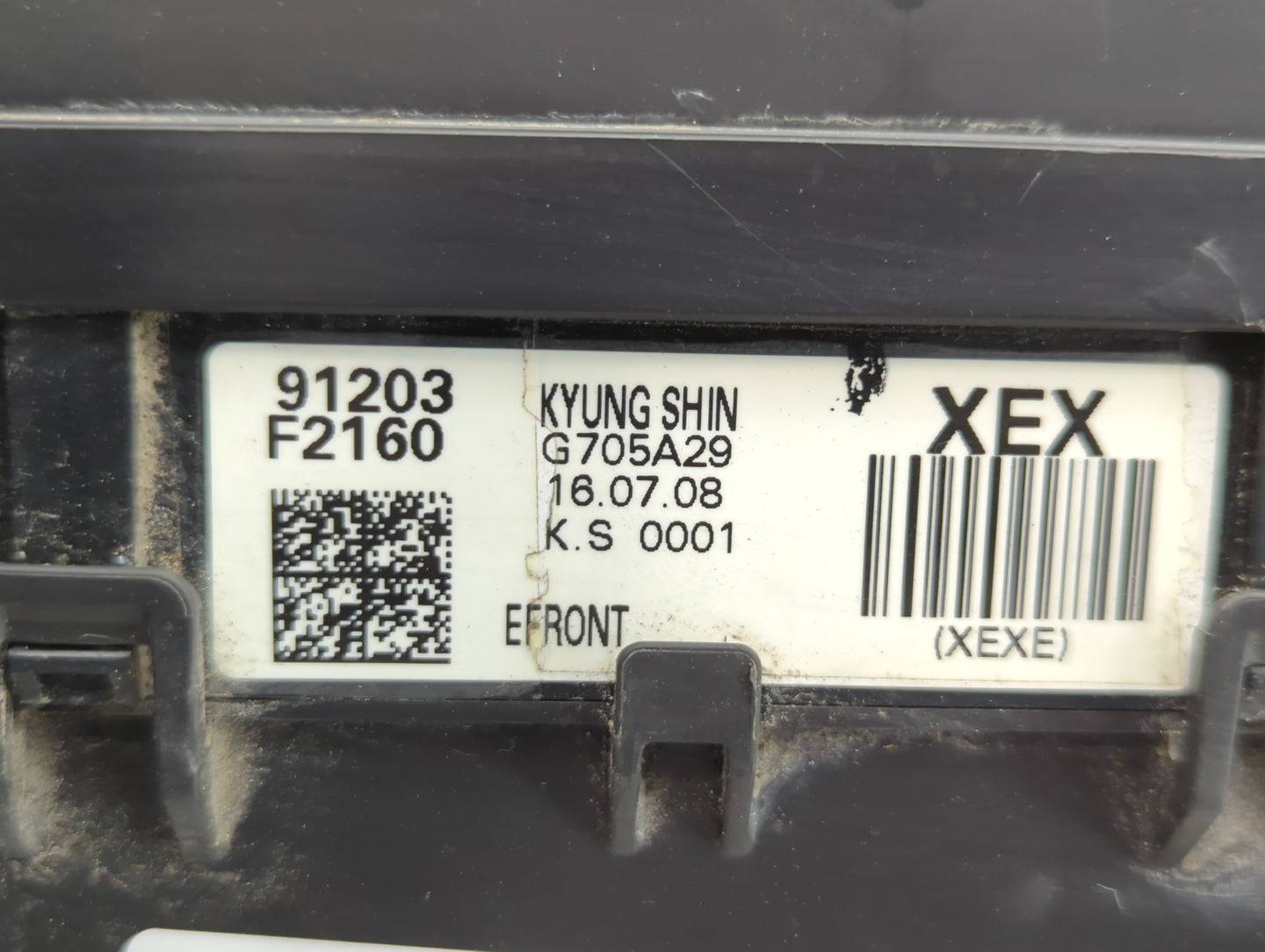 2017 Hyundai Elantra Fusebox Fuse Box Panel Relay Module P/N:91203 F2160 Fits OEM Used Auto Parts - Oemusedautoparts1.com