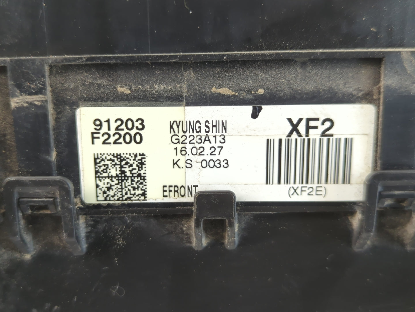 2017 Hyundai Elantra Fusebox Fuse Box Panel Relay Module P/N:91203 F2200 Fits OEM Used Auto Parts - Oemusedautoparts1.com