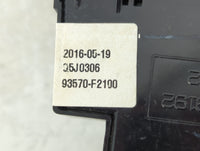 2017-2020 Hyundai Elantra Master Power Window Switch Replacement Driver Side Left P/N:93570-F2100 02 Fits Fits 2017 2018 201