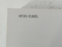 2017 Hyundai Elantra Owners Manual Book Guide P/N:HF30-EU6DL OEM Used Auto Parts - Oemusedautoparts1.com