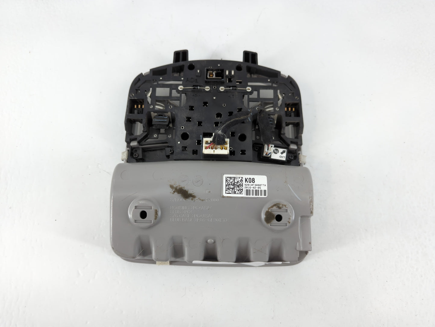 2017 Hyundai Elantra Overhead Roof Console - Oemusedautoparts1.com