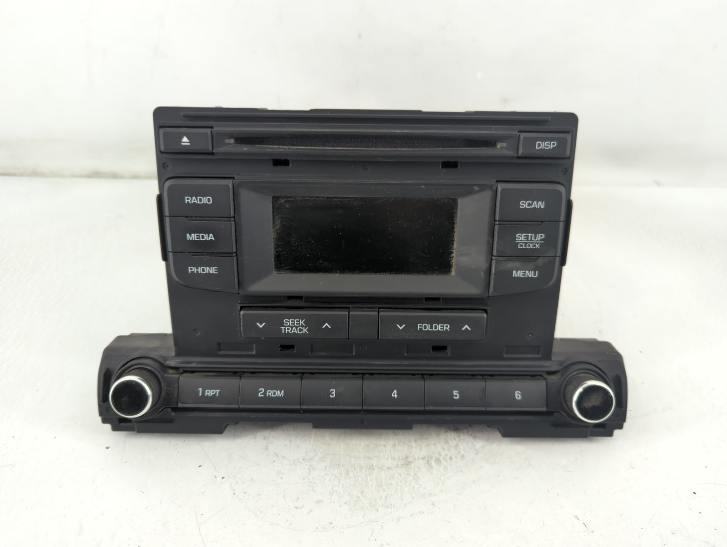 2017-2018 Hyundai Elantra Radio AM FM Cd Player Receiver Replacement P/N:96170F2200UAT Fits Fits 2017 2018 OEM Used Auto Par