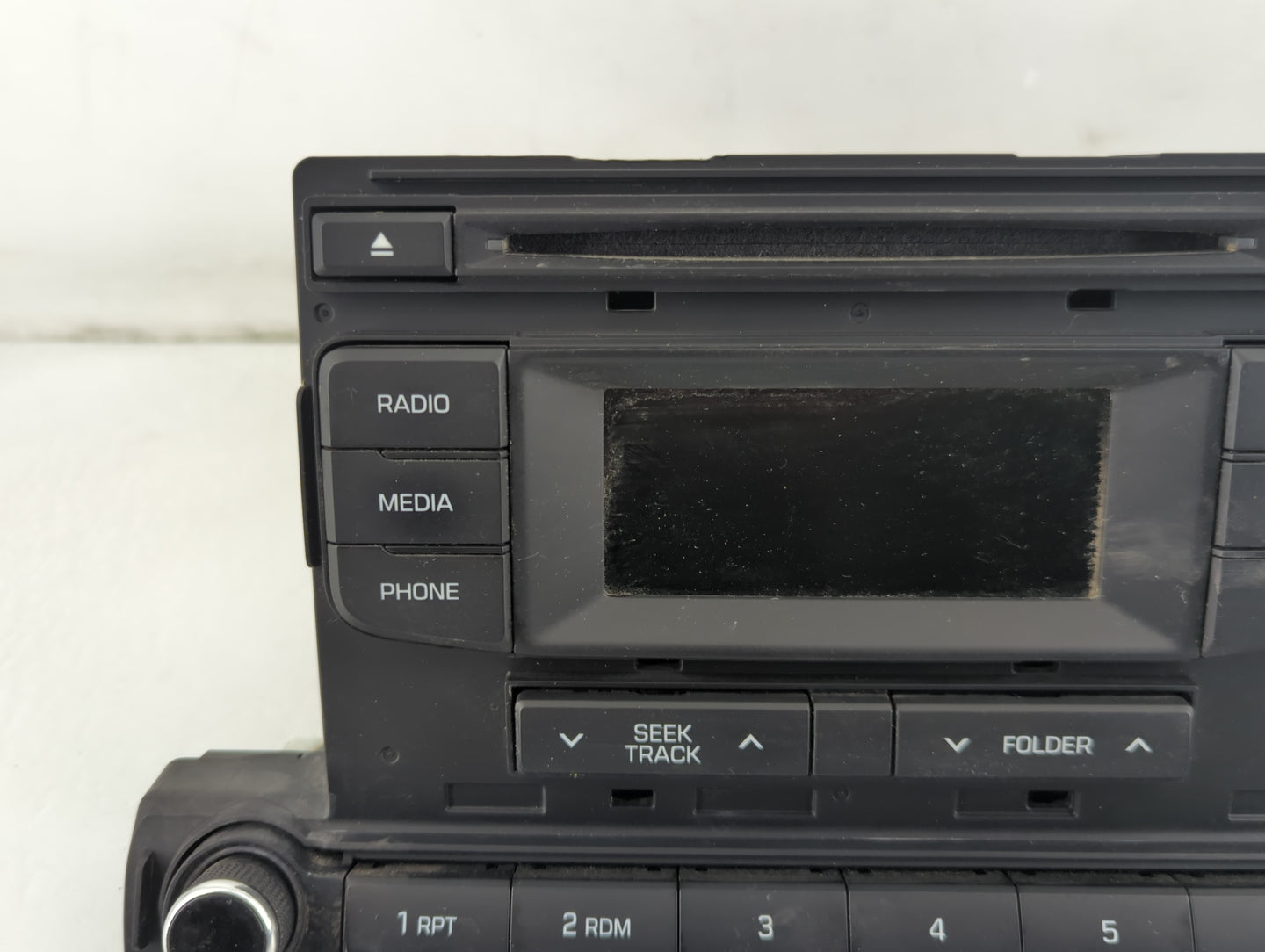 2017-2018 Hyundai Elantra Radio AM FM Cd Player Receiver Replacement P/N:96170F2200UAT Fits Fits 2017 2018 OEM Used Auto Par