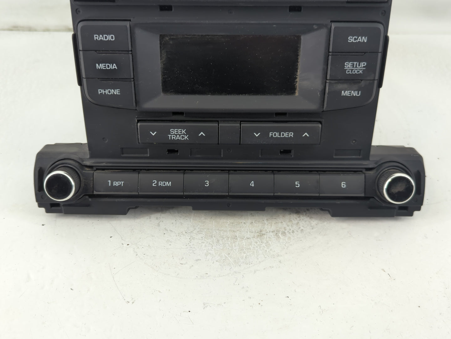 2017-2018 Hyundai Elantra Radio AM FM Cd Player Receiver Replacement P/N:96170F2200UAT Fits Fits 2017 2018 OEM Used Auto Par