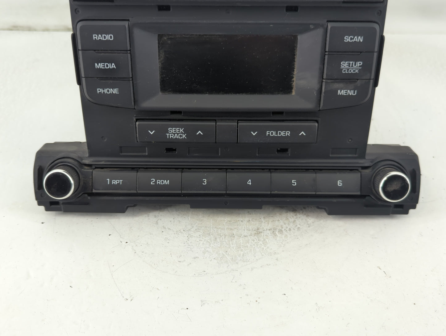 2017-2018 Hyundai Elantra Radio AM FM Cd Player Receiver Replacement P/N:96170F2200UAT Fits Fits 2017 2018 OEM Used Auto Par