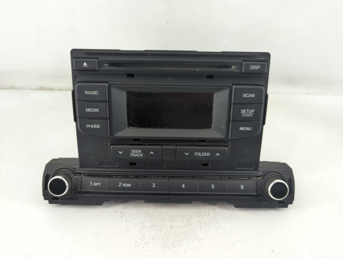 2017-2018 Hyundai Elantra Radio AM FM Cd Player Receiver Replacement P/N:96170F2220UAT Fits Fits 2017 2018 OEM Used Auto Par